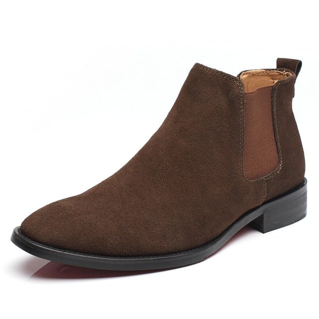 Antonios Chelsea Elegant Boots Men - AntoniosClothing - Khaki Brown