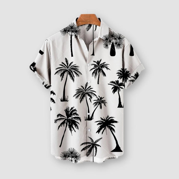 Hawai Retro Shirt - AntoniosClothing - Black-White