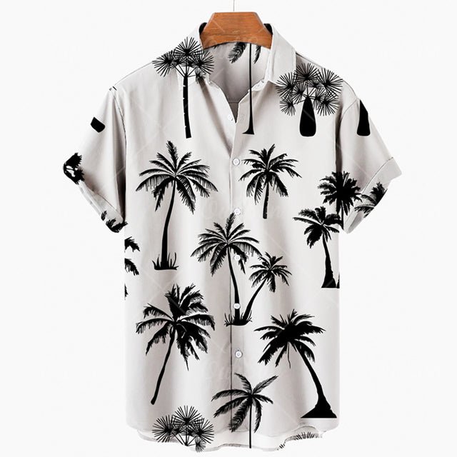 Hawai Retro Shirt - AntoniosClothing - Black-White