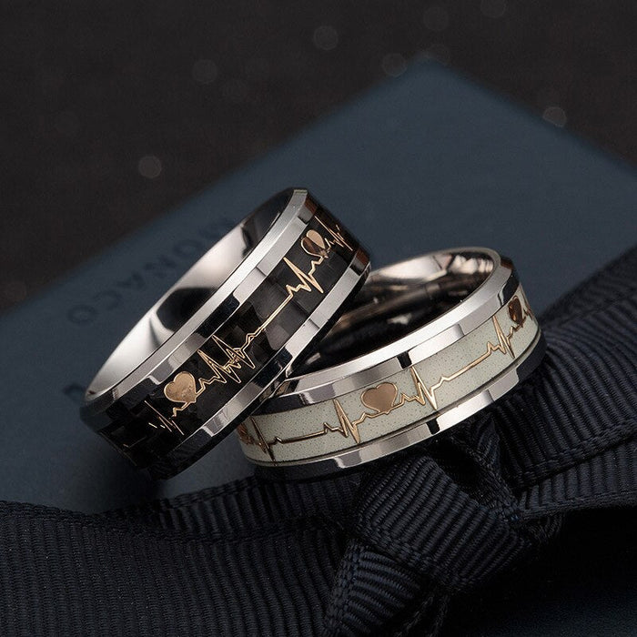 Antonios Heartbeat Ring Men - AntoniosClothing - 12