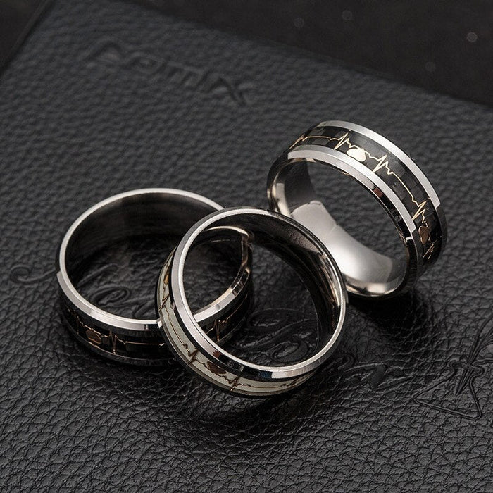 Antonios Heartbeat Ring Men - AntoniosClothing - 12