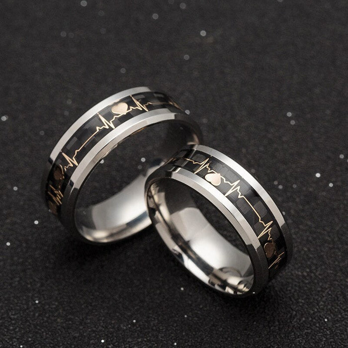 Antonios Heartbeat Ring Men - AntoniosClothing - 12