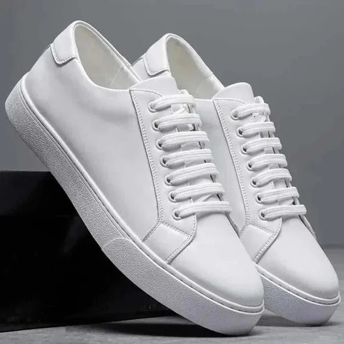 LUXELY office leather shoes - AntoniosClothing - Black