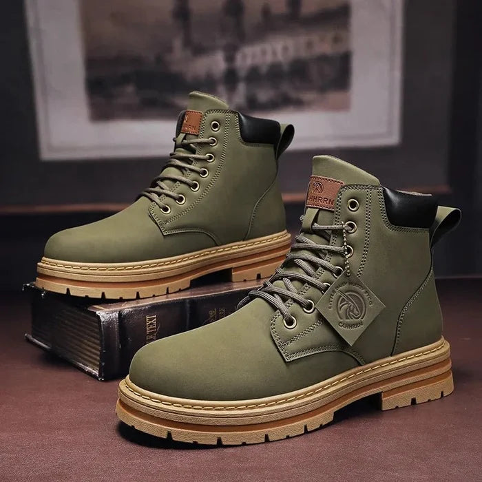 ANT military design boots - AntoniosClothing - Green