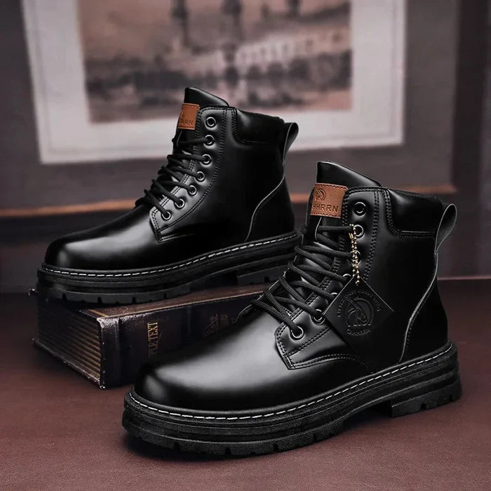 ANT military design boots - AntoniosClothing - Black