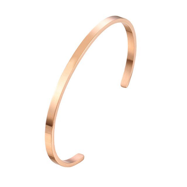 Antonios Minimalist Bracelet Men - AntoniosClothing - Rose Gold
