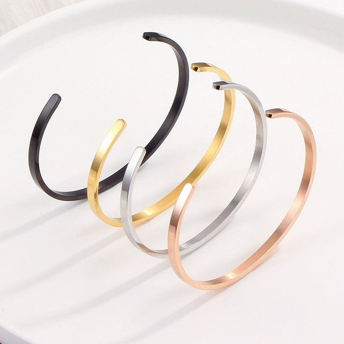 Antonios Minimalist Bracelet Men - AntoniosClothing - Rose Gold