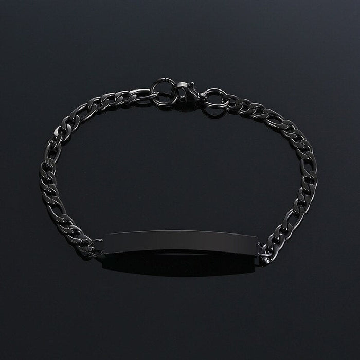 Antonios Minimalist Stainless Steel Bracelet Men - AntoniosClothing - Silver