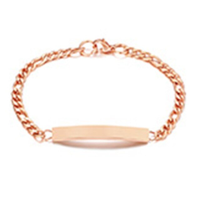 Antonios Minimalist Stainless Steel Bracelet Men - AntoniosClothing - Rose