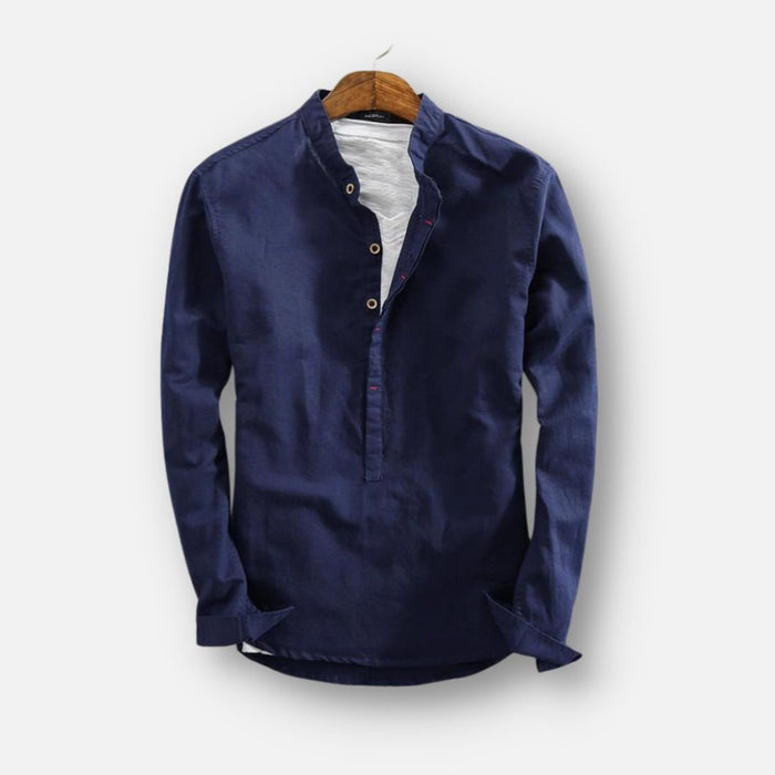 AntoniosClothing Casual Long-Sleeve Shirt for men - AntoniosClothing - Blue Shirt