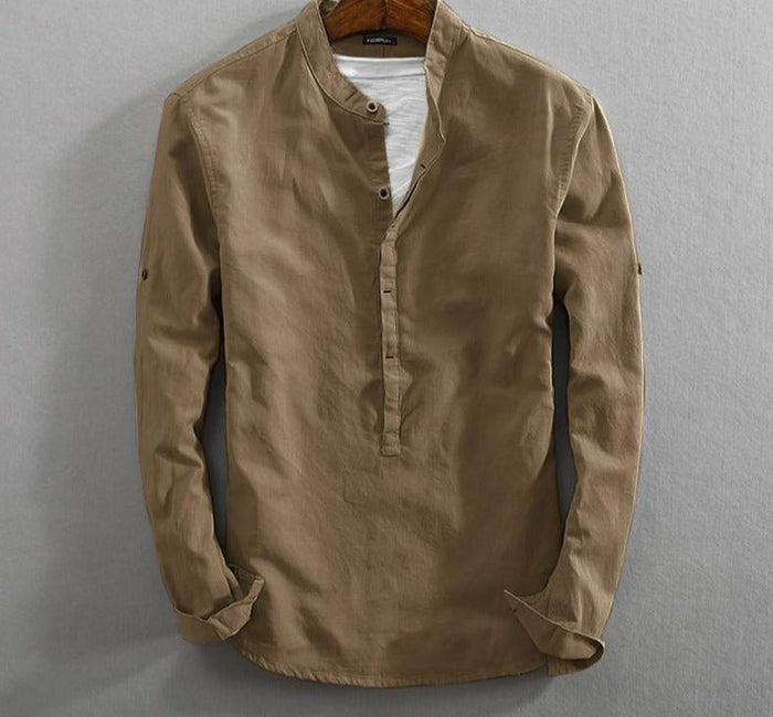 AntoniosClothing Casual Long-Sleeve Shirt for men - AntoniosClothing - Blue Shirt