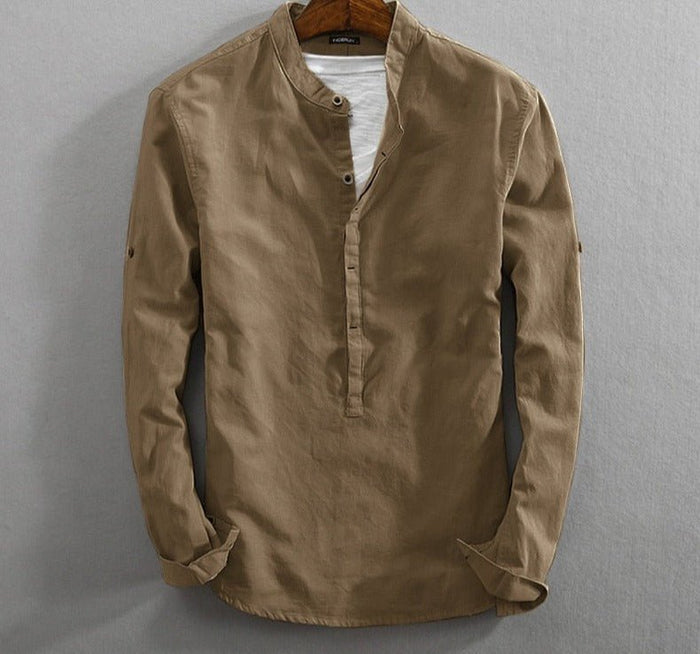 AntoniosClothing Casual Long-Sleeve Shirt for men - AntoniosClothing - Blue Shirt