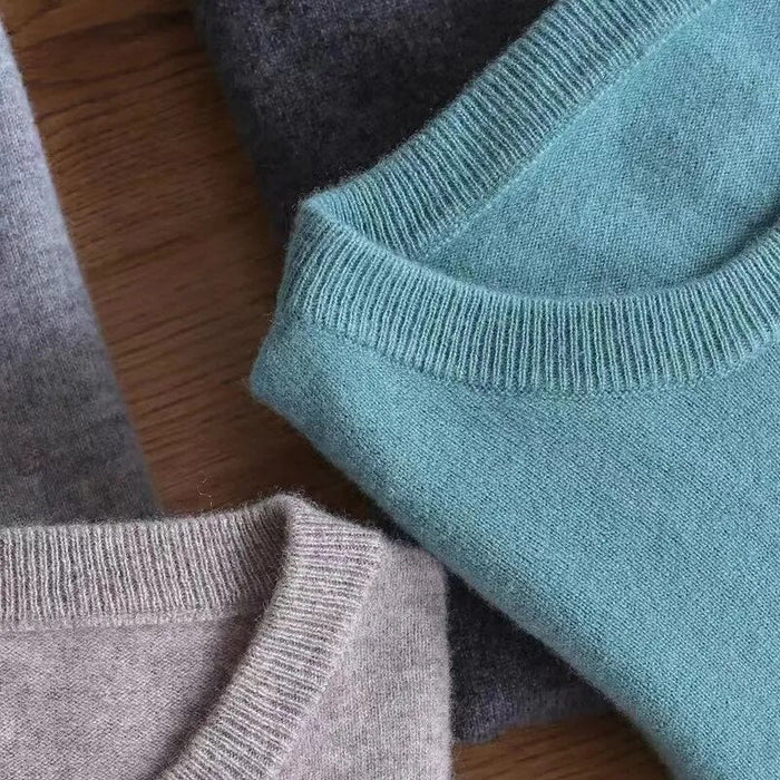 Antonios Pure Wool Sweater - AntoniosClothing - Caramel Color
