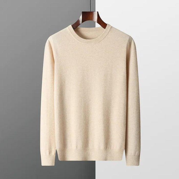 Antonios Pure Wool Sweater - AntoniosClothing - Caramel Color