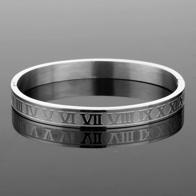 Antonios Roman Bracelet Men - AntoniosClothing - Roman Steel