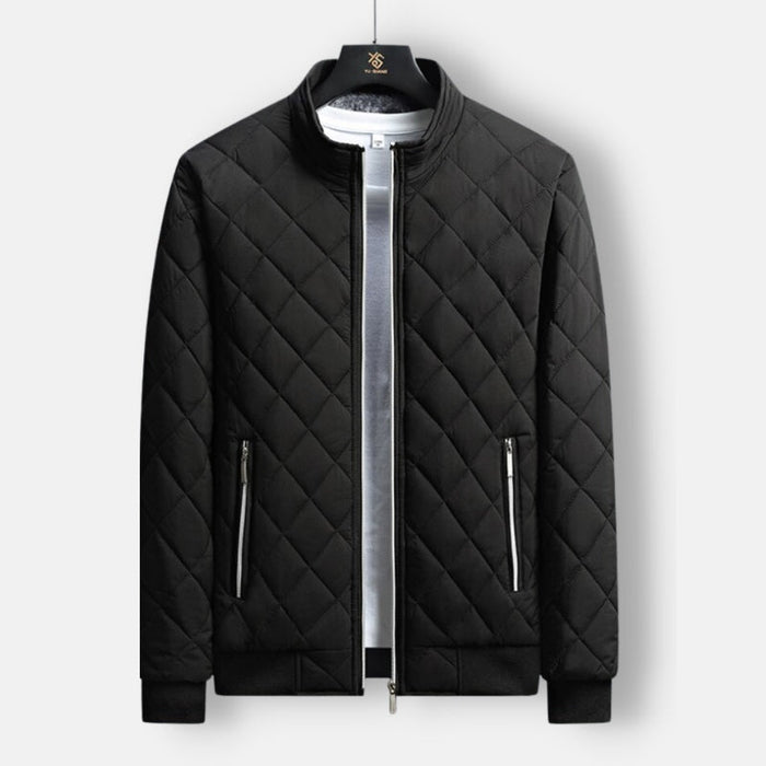Antonios Winter Slim Fit Cotton Jacket Men - AntoniosClothing - grey