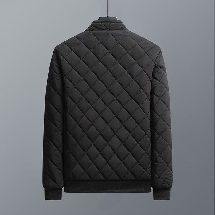 Antonios Winter Slim Fit Cotton Jacket Men - AntoniosClothing - black
