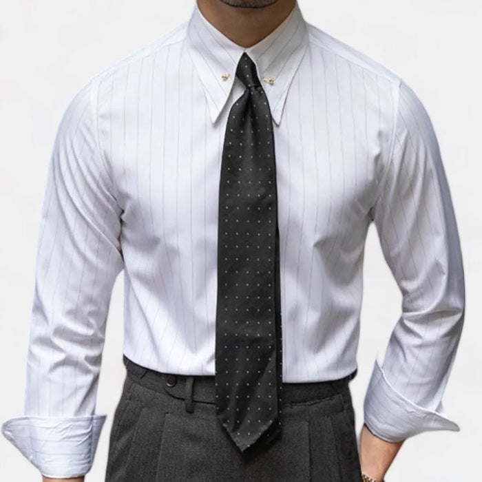 Antonios Business Camisa - AntoniosClothing - Black EXCLUED tie