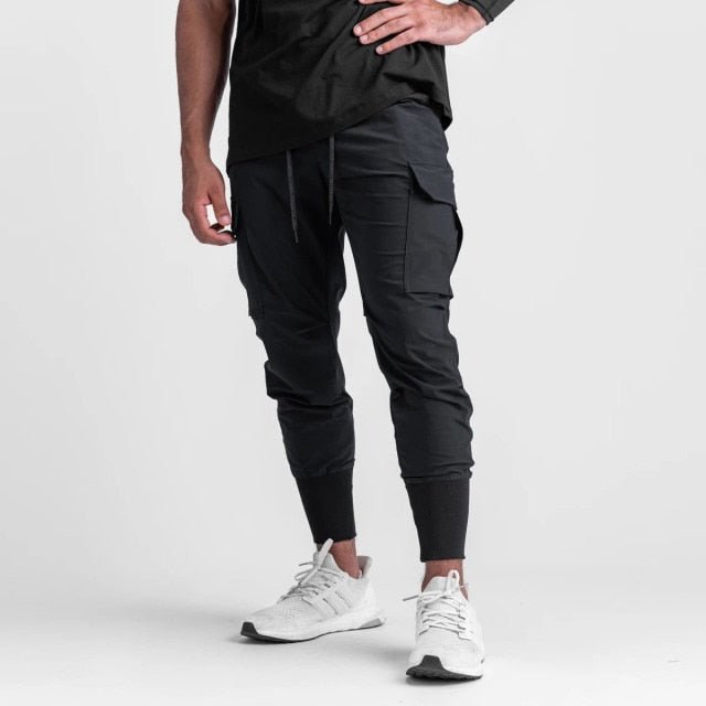Antonios Sport Street Joggers Men - AntoniosClothing - black