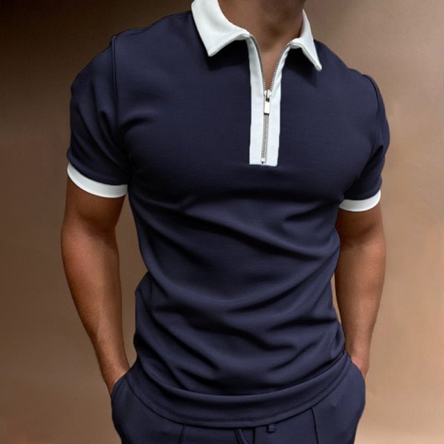 Versatil Modern T-Shirt - AntoniosClothing - Solid Dark Blue