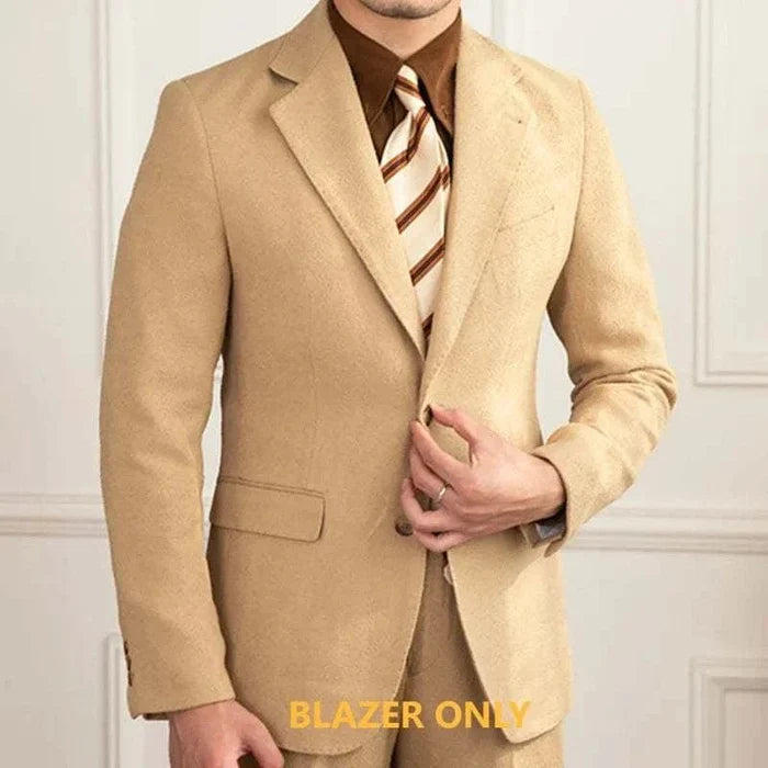 Khaki blazer / XS