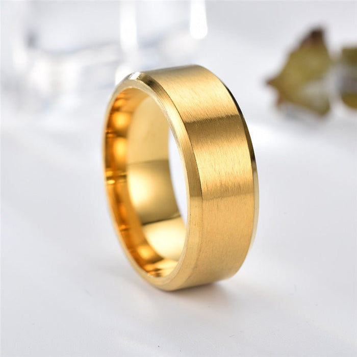 Antonios Titanium Ring Men - AntoniosClothing - Silver