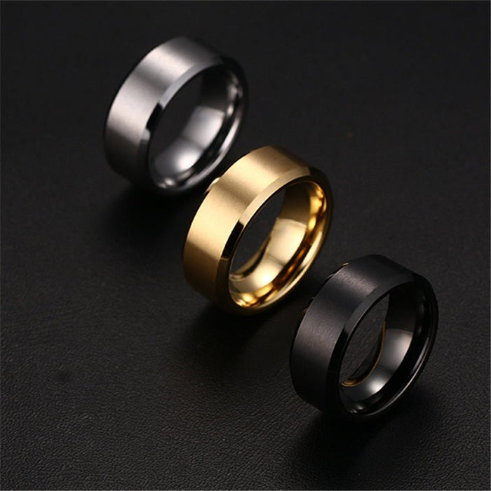 Antonios Titanium Ring Men - AntoniosClothing - Silver