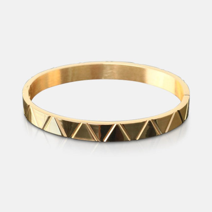 Antonios Triangle Bracelet Men - AntoniosClothing - Triangle Gold