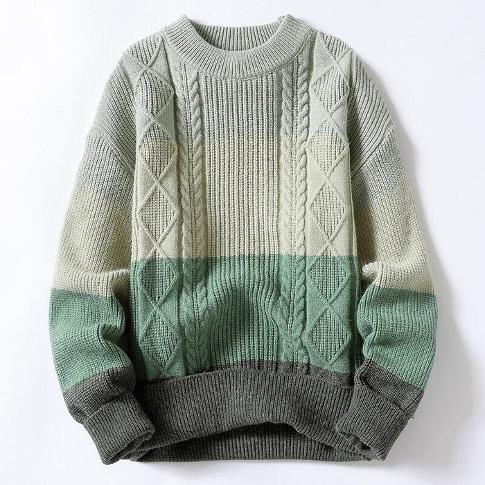 Antonios Large Winter Sweater Men - AntoniosClothing - Orange