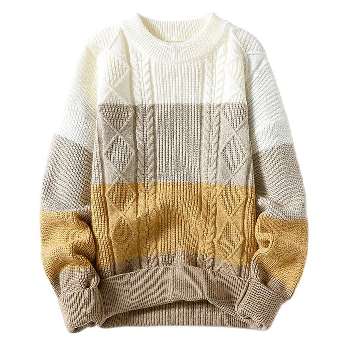 Antonios Large Winter Sweater Men - AntoniosClothing - Orange