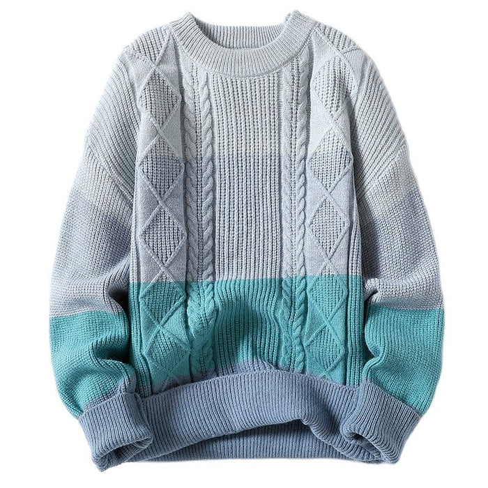 Antonios Large Winter Sweater Men - AntoniosClothing - Blue