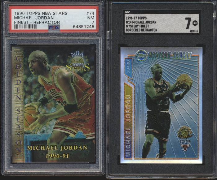 Michael Jordan Graded Mixer ~ (90 Spots) featuring '86 Fleer RC SGC 5.5