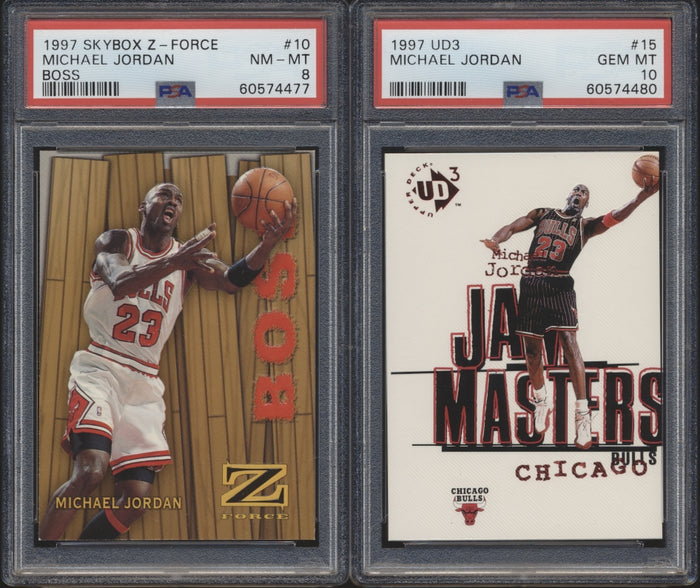 Michael Jordan Graded Mixer ~ (90 Spots) featuring '86 Fleer RC SGC 5.5