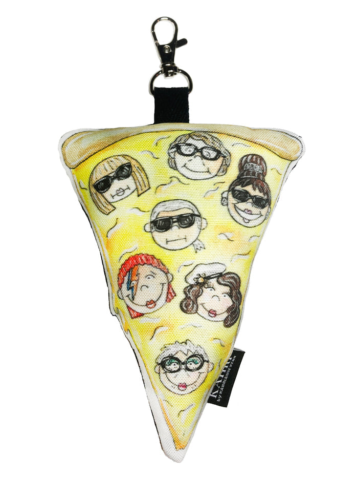 Mini Fashion Pizza Bag Charm