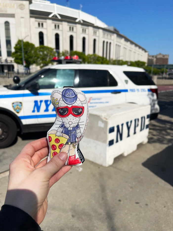 Mini Pizza Rat Bag Charm