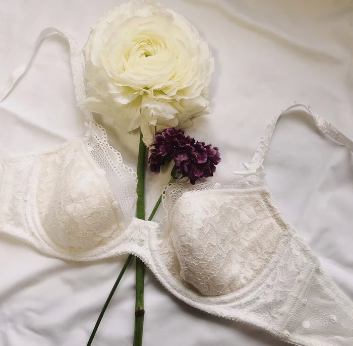 Minty 3/4 Cup Underwire Bra | White