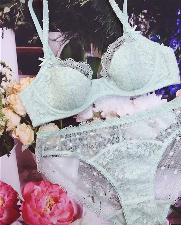 Minty 3/4 Cup Underwire Bra | White
