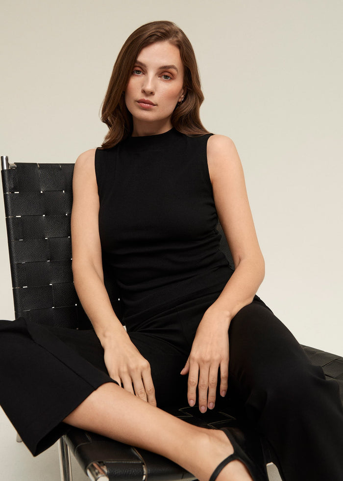 Mock Neck Muscle Tank