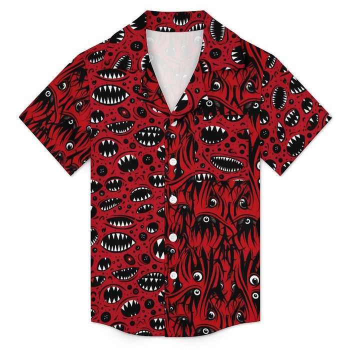 Monster Mash Collar Short Sleeved Shirt (Toddlers/Kids) - PRE ORDER