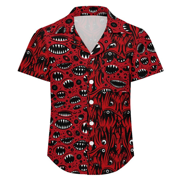 Monster Mash Collar Short Sleeved Shirt (Toddlers/Kids) - PRE ORDER