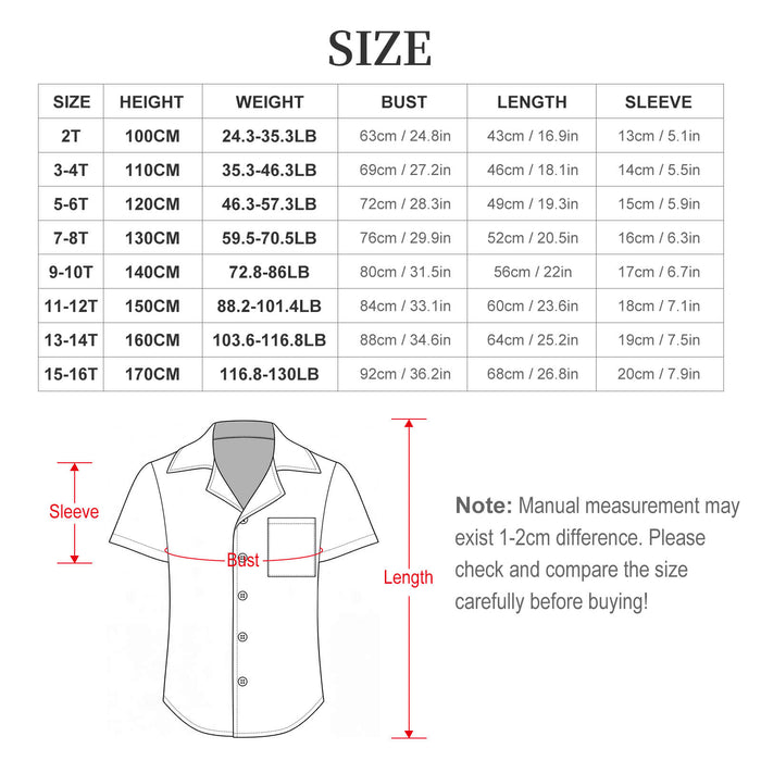 Monster Mash Collar Short Sleeved Shirt (Toddlers/Kids) - PRE ORDER