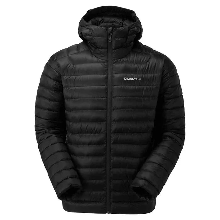 Montane Mens Anti-Freeze Hooded Down Jacket - John Bull Clothing Black from  John Bull Clothing