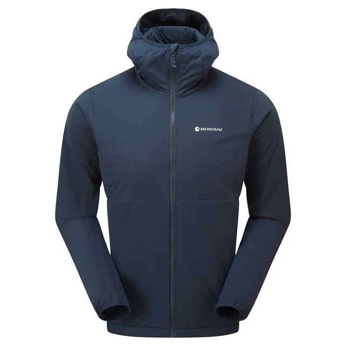 Montane Mens Fireball Lite Insulated Hooded Jacket - John Bull Clothing Eclipse Blue from  John Bull Clothing