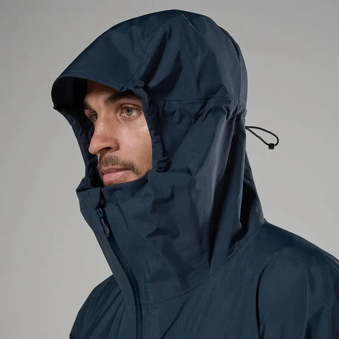 Back view of Montane waterproof jacket with hood, outdoor clothing  from  John Bull Clothing