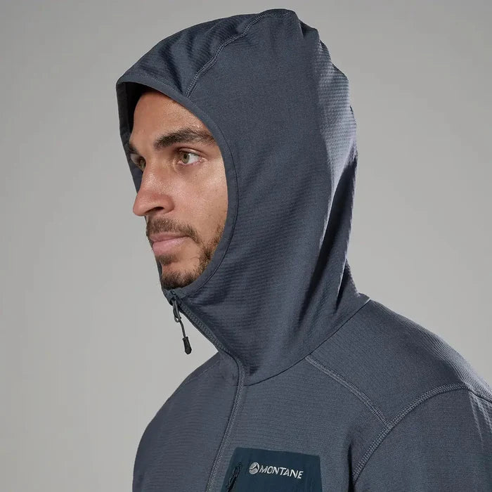 Montane men's Protium CP hoodie fleece jacket for activewear  from  John Bull Clothing