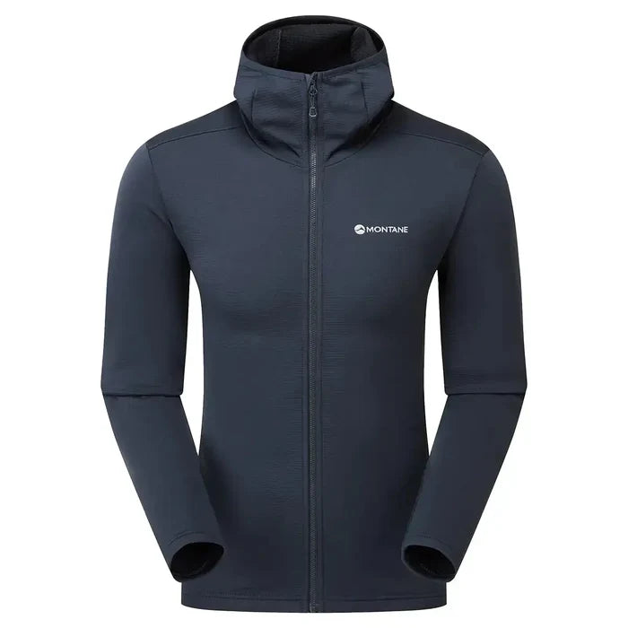 Montane Mens Protium Hoodie Fleece Jacket for activewear Eclipse Blue from  John Bull Clothing