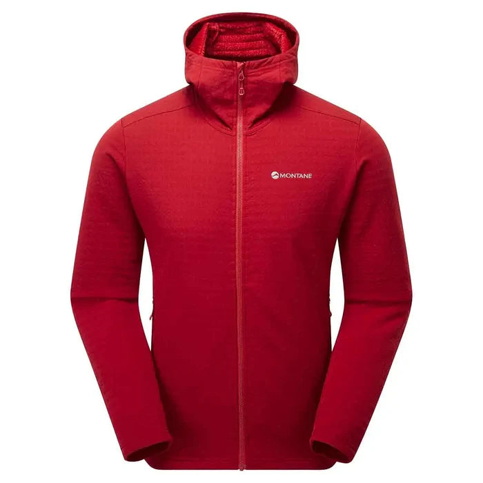 Montane Mens Protium XT Hoodie Fleece Jacket - John Bull Clothing Acer Red from  John Bull Clothing