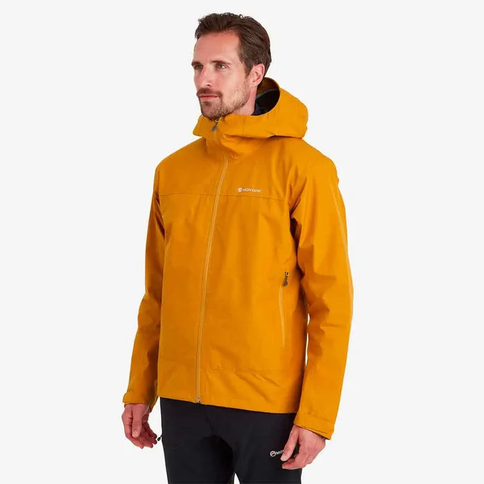 Montane Mens Spirit Waterproof Jacket - John Bull Clothing Flame Orange from  John Bull Clothing