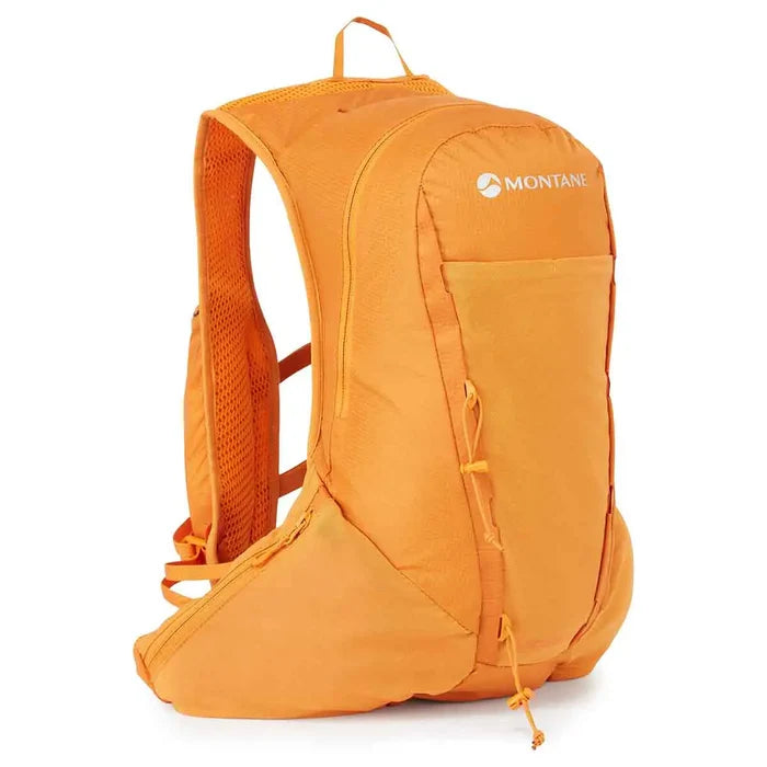 Montane Trailblazer 18L Backpack in orange, offering a vibrant look with durable nylon material and ample storage. Flame Orange from  John Bull Clothing