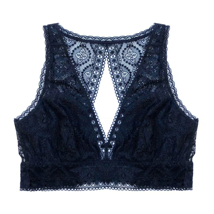 Moroccan Back Style Bralette | Black